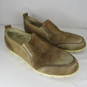 BedStu COASTER Tan Suede Leather Moc Loafer Men's 11.5